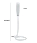 POWERMASTER Ledli Esnek USB Lamba  Beyaz 6400k Klavye Aydınlatma ve Kitap Okuma lambası - 2