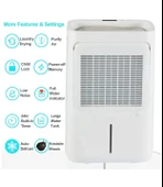 Nem Alma Cihazı 20L/gün, 60 m2 HEPA ve Aktif Karbon - 7