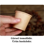 Karton Bardak 2,5 Oz 200 Adet Kahve Bardağı Küçük Bardak Türk Kahvesi Bardağı Espresso Bardağı - 3