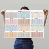 Amerikan Standardı 2025 -2026 Akademik Duvar Takvimi, TEMMUZ Başlangıçlı, PAZAR Günü Başlangıçlı 2025 -2026 Akademik Tak thumbnail 4