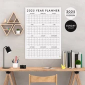 Amerikan Standardı 2026 Yıllık Planlayıcı Duvar Takvimi - 1