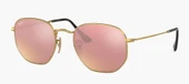 Ray-Ban Hexagonal 3548N 001/Z2 Gold-Copper Güneş Gözlüğü - 1