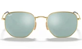 Ray-Ban Hexagonal 3548N 001/30 Gold-Silver Güneş Gözlüğü - 2