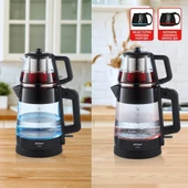 Arzum AR3136 Teamond Çay Makinesi, Siyah thumbnail 1