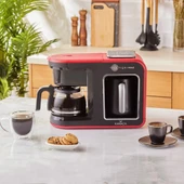 Karaca Hatır Plus Mod 5 in 1 Konuşan Kahve Ve Çay Makinesi Kırmızı thumbnail 1