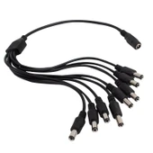 Powermaster PM-6068 DC Adaptör Kablo Çoklayıcı 8 Erkek Çıkışlı 35Cm 5.5X2.5Mm thumbnail 1
