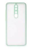Xiaomi Redmi Note 8 Pro Kılıf Montreal Silikon Kapak - Turkuaz - 1