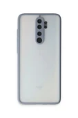 Xiaomi Redmi Note 8 Pro Kılıf Montreal Silikon Kapak - Gri - 1
