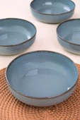 Kütahya Porselen Moderna Kase Mavi 4 Parça 15cm MOD15KSS4730P01 - 1