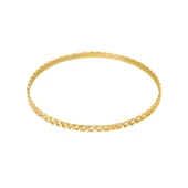 12 gr (gram) 22 Ayar İşçiliksiz Gözde Kristal Bilezik thumbnail 1