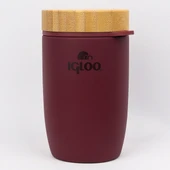 Igloo Bamboo Yemek Termosu 500ml-BORDO thumbnail 1