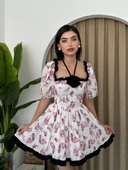 Wismar Gül Detay Elbise thumbnail 1