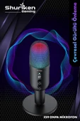 Shuriken ES9 ONPA RGB Gaming Profesyonel Oyuncu Yayıncı Mikrofonu - 1