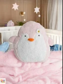 Sevimli Penguen Yastık Peluş Oyuncak – Yumuşak ve Konforlu Hediye Seçeneği - 3