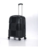 Monalisa Home Kırılmaz Orta Boy BLACK Valiz - 1