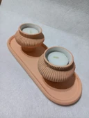 TABAKLI 2'Lİ FİJİ MUMLUK SET RANDOM thumbnail 4