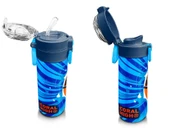 Coral High 500 ml Lacivert Mavi Basketbol Desenli - Erkek Çocuk Paslanmaz Çelik Okul Termosu/Suluk/Matara thumbnail 4