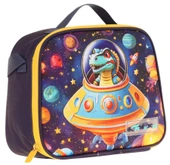 Kaukko Kids Erkek Çocuk Isı Yalıtımlı Okul/Piknik Beslenme Çantası (Astrnot Dinazor) L7273 - 1