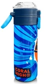 Coral High 500 ml Lacivert Mavi Basketbol Desenli - Erkek Çocuk Paslanmaz Çelik Okul Termosu/Suluk/Matara thumbnail 3