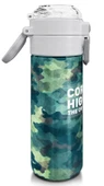 Coral High 500 ml Erkek Çocuk Pipetli Termos/Matara - Nefti Kamuflaj Desenli  - Çift Kullanım Özelliği thumbnail 3
