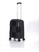 Monalisa Home Kırılmaz Kabin Boy BLACK Valiz - 1