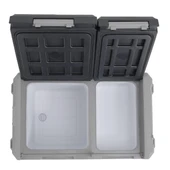 TC21-17 Çift Kapaklı 40 Litre Taşınabilir Araç Buzdolabı 12V/24V/220V Uyumlu thumbnail 4