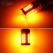 Premium Serisi Profesyonel P21W 1156 15W Tek Duy Led Ampul Turuncu Mercekli Ultra Parlak thumbnail 3