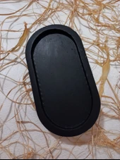 OVAL TABAK BÜYÜK SİYAH thumbnail 1