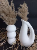 SÜRAHİ BALON VAZO SET BEYAZ thumbnail 3