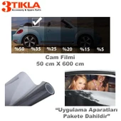 Oto/Ev Cam Filmi 50cmx600cm Light Black thumbnail 1