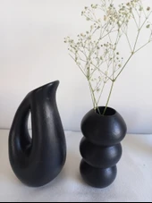 SÜRAHİ BALON VAZO SET SİYAH thumbnail 1