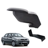 Fiat Albea 2007 Delmesiz Çelik Ayaklı Siyah Kolçak Kol Dayama thumbnail 1