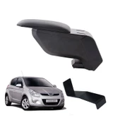 Hyundai i20 2008 Delmesiz Çelik Ayaklı Siyah Kolçak Kol Dayama thumbnail 1