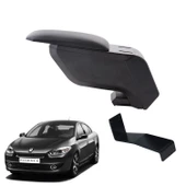 Renault Fluence 2009 Delmesiz Çelik Ayaklı Siyah Kolçak Kol Dayama thumbnail 1