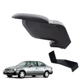 Honda Civic 2000 Delmesiz Çelik Ayaklı Siyah Kolçak Kol Dayama thumbnail 1