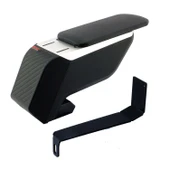 Hyundai Accent Era 2010 Premium HQ Lüks Delmesiz Çelik Ayaklı Siyah Kolçak thumbnail 1