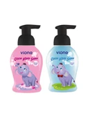 vione 2'Li Set Kız ve Erkek Çocuk Köpük Sabun 250 Ml - 1