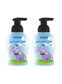 vione 2 Adet Erkek Çocuk Köpük Sabun 250 Ml - 1