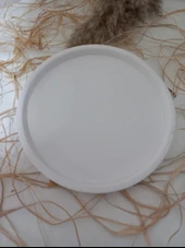 YUVARLAK TABAK BEYAZ thumbnail 1