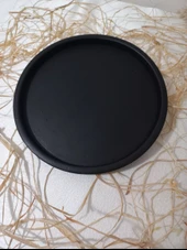 YUVARLAK TABAK SİYAH thumbnail 2