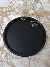 YUVARLAK TABAK SİYAH thumbnail 1