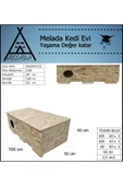 KADİMA Kadima Kedi Evi Dış Ortam Uygun Ahşap Kedi Evi OSB 100x50x40 cm - 4