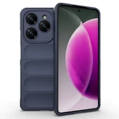 Tecno Spark 20 Pro 4G Kılıf Esnek TPU Oyuklu Arka Yüzey Tasarımlı Etnik Silikon Kılıf thumbnail 3