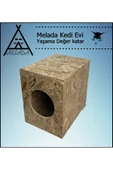 MELADA Kedi Evi Dış Ortam Uygun Ahşap Kedi Evi OSB 43x41x29 cm - 2