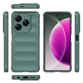 Tecno Spark 20 Pro 4G Kılıf Esnek TPU Oyuklu Arka Yüzey Tasarımlı Etnik Silikon Kılıf thumbnail 6