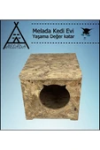 MELADA Kedi Evi Dış Ortam Uygun Ahşap Kedi Evi OSB 45x35x34 cm - 2