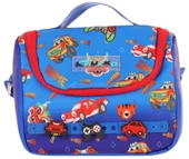 Kaukko Kids Isı Yalıtımlı, Silikon Aksesuarlı Beslenme Çantası - Mavi Kırmızı - Erkek Çocuk - L7258 thumbnail 2