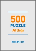 500 Parçalık Puzzle Altlığı - 48x34 cm Beyaz Puzzle Alt Tablası - 1