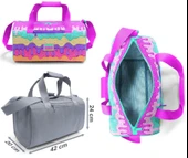 Coral High Kız Çocuk Çok Renkli Dondurma Desenli Çocuk Valizi ve Seyahat/Spor Çantası Seti - 3