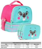 Kaukko İki Bölmeli Isı Yalıtımlı Beslenme + Kalemlik Seti (Koala Desenli ) (Yeşil Kırmızı) thumbnail 2